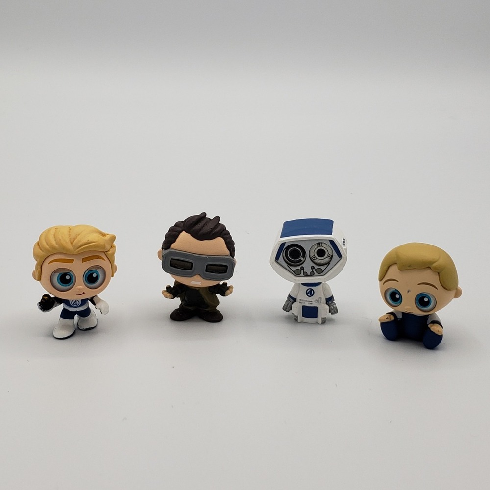 Marvel Doorables Fantastic Four Lot Of 4